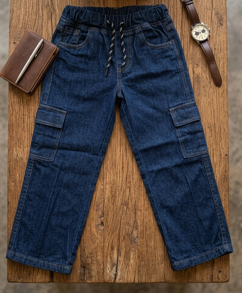 Kids baggei six pocket jeans