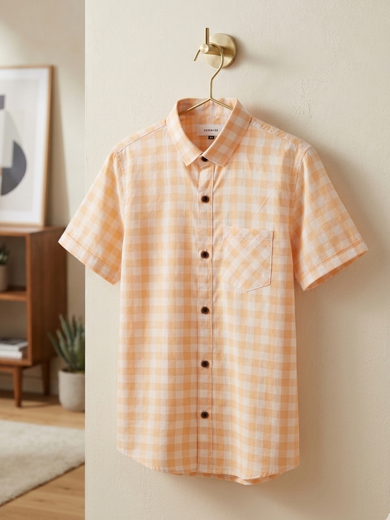 Smart Casual Half Sleeve Checkered shirt