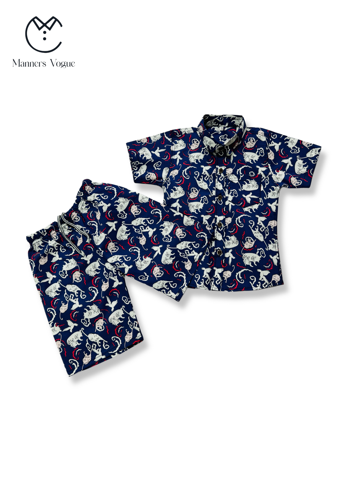 Kids' Matching Patterned Outfit