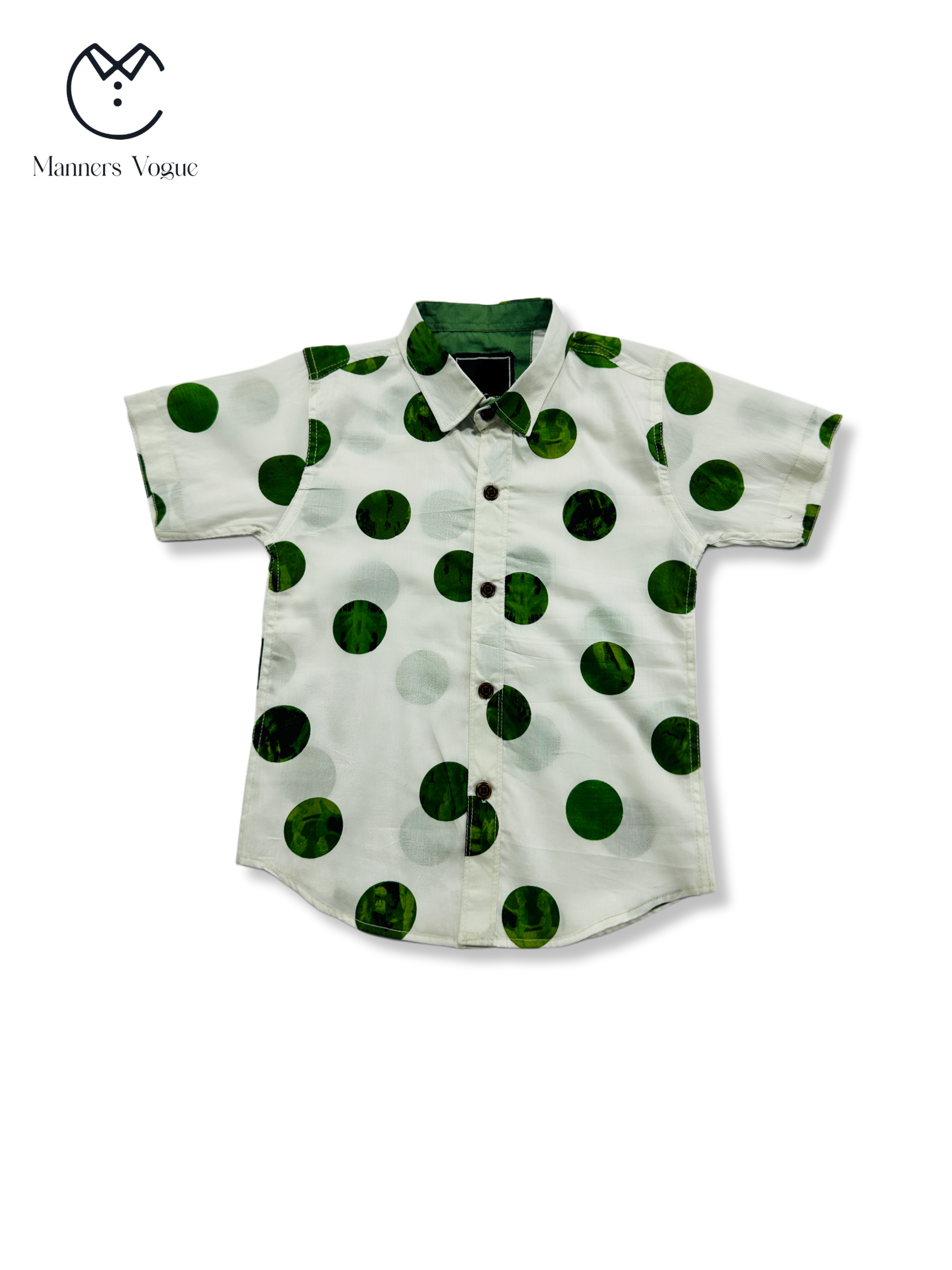 Fun Large Dot Print Shirt