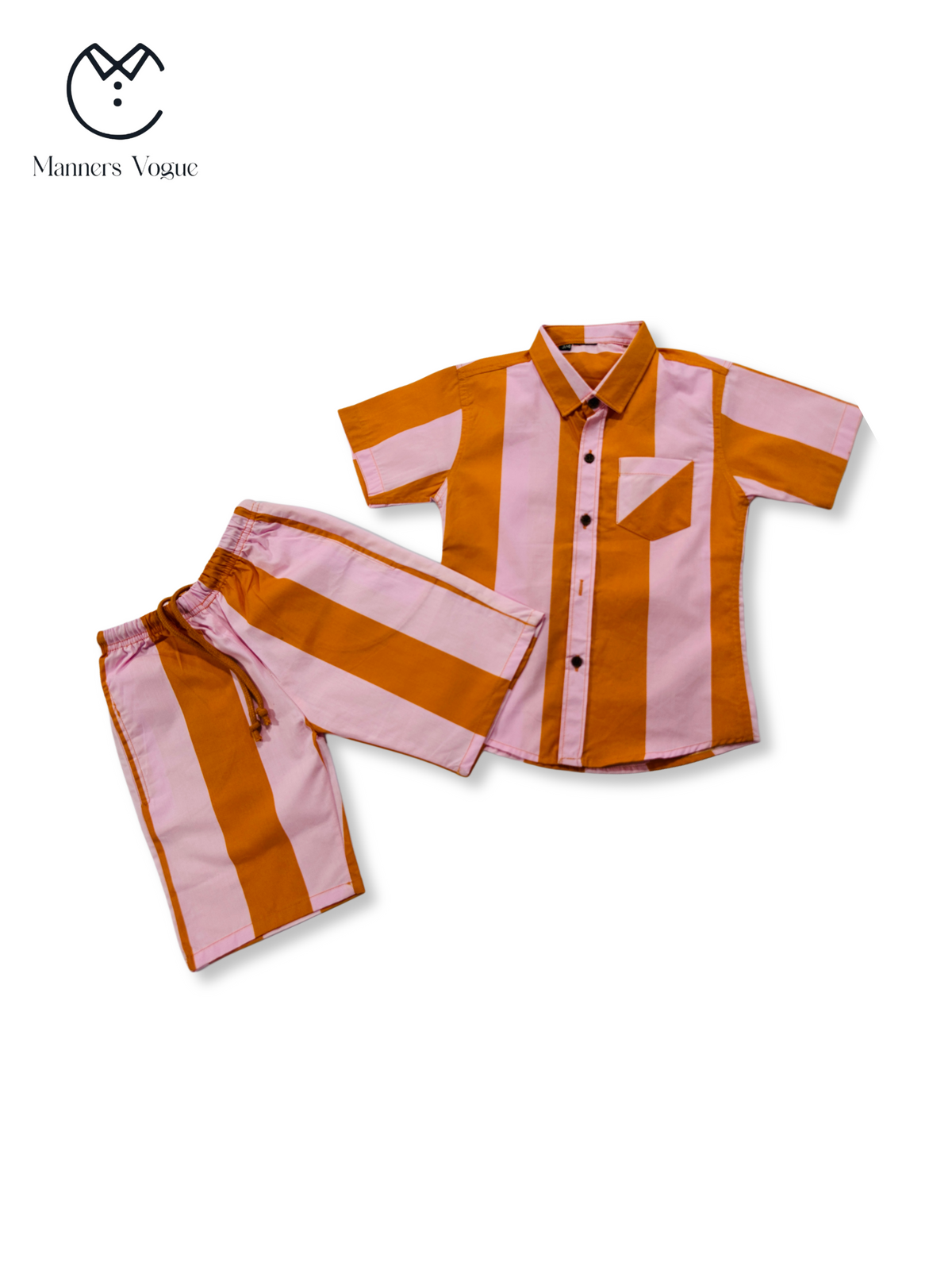 Matching Striped Summer Outfit
