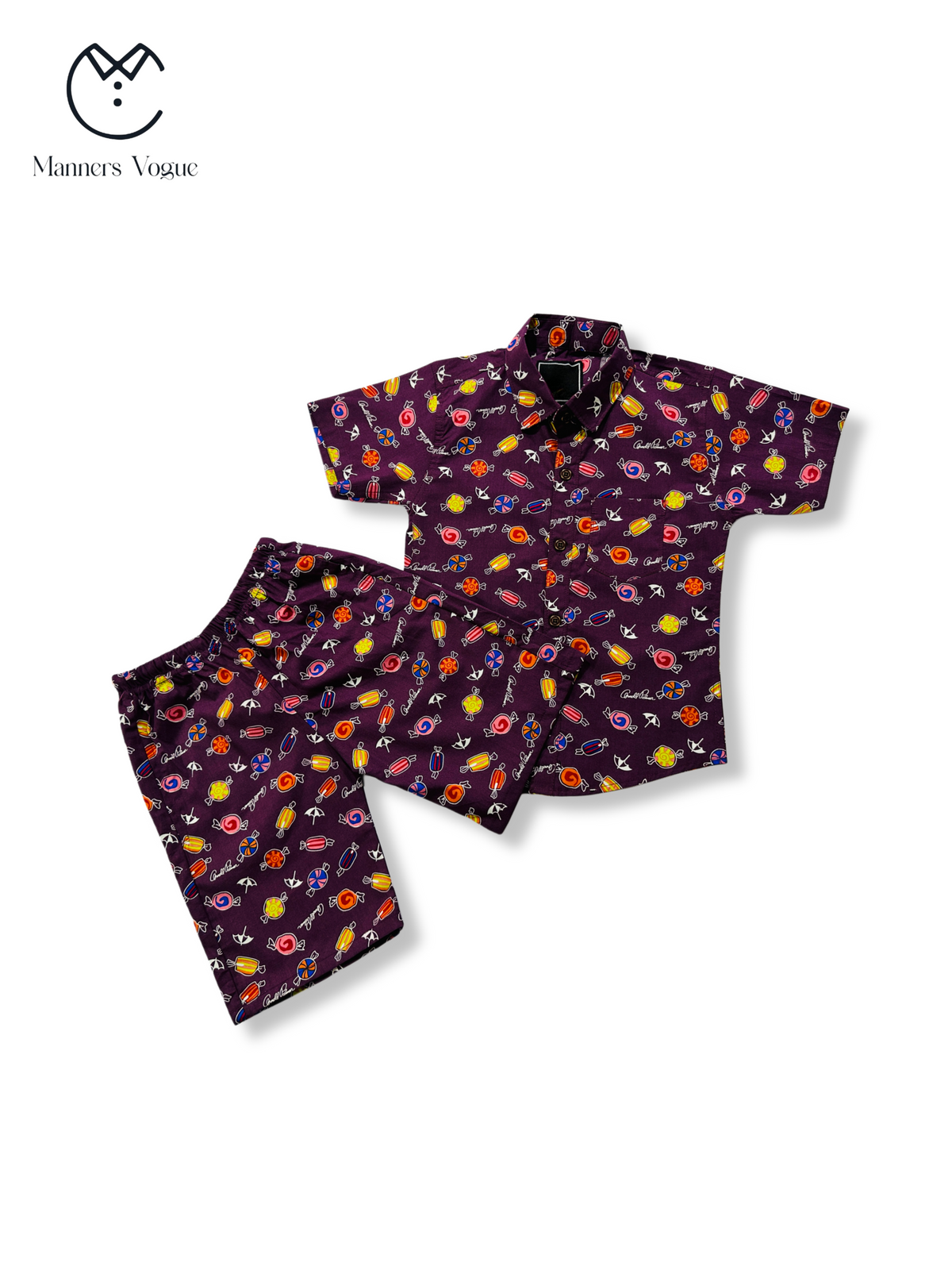 Matching Colorful Sweet Treat Summer Outfit