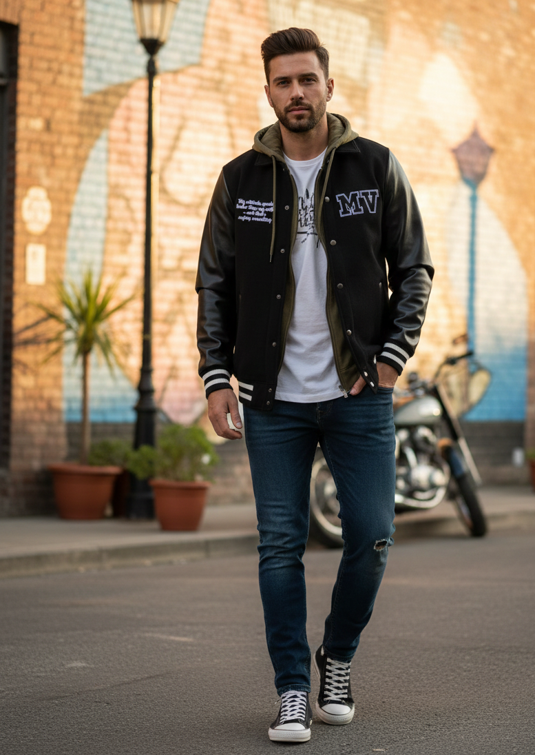 Premium Varsity Jacket Casual Streetwear Fashion