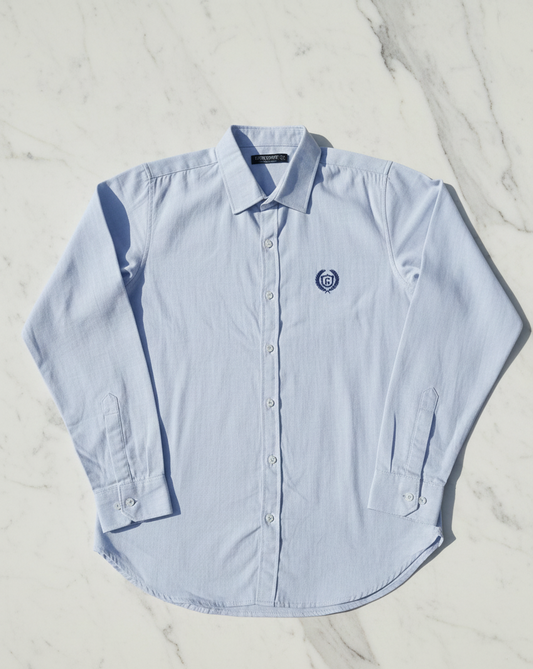 Men’s Premium Light Blue Oxford Casual Shirt