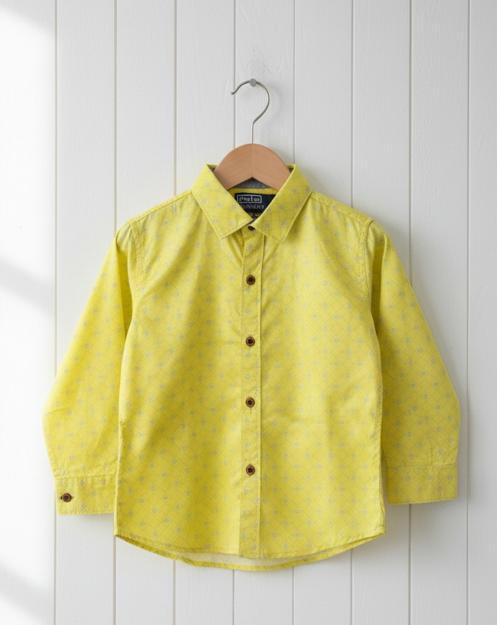 Coral Red Long Sleeve shirt for kids