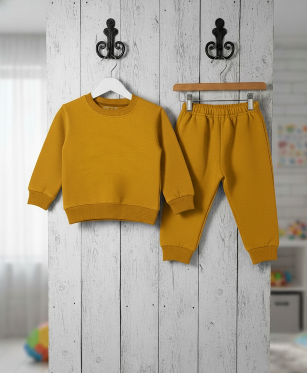 Comfort Fit Mustard Tracksuit for Boys & Girls