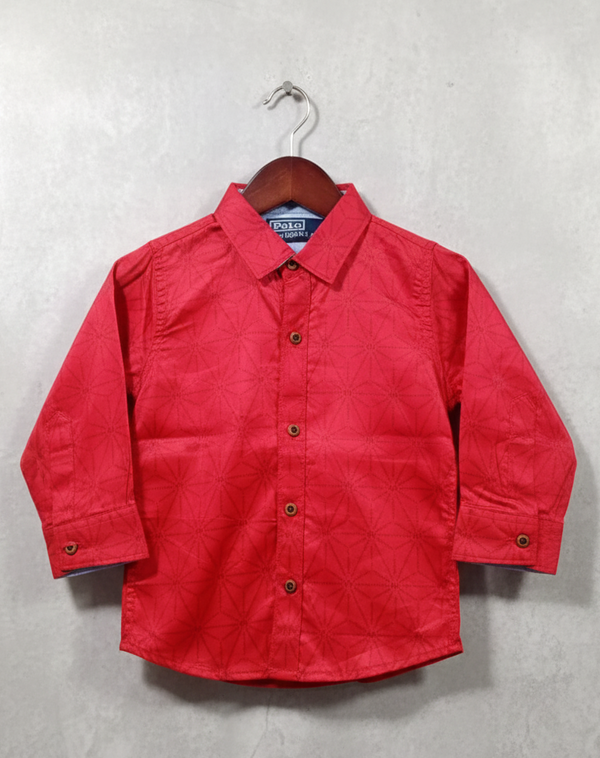 Coral Red Long Sleeve