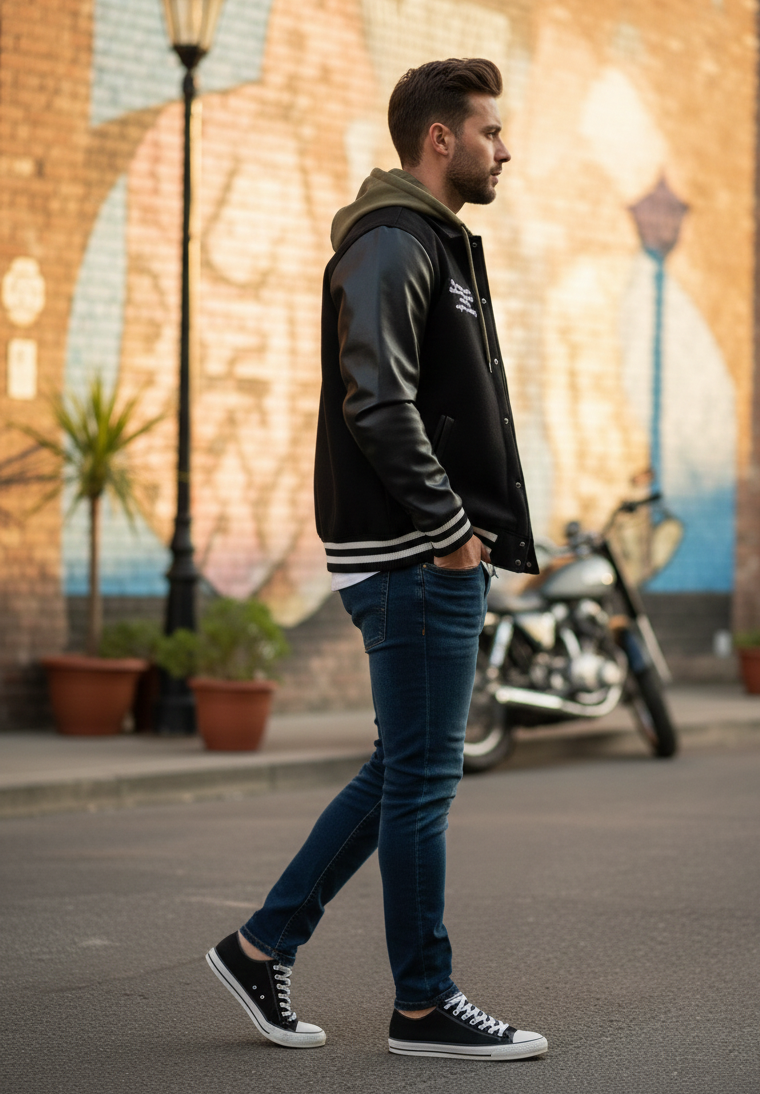 Premium Varsity Jacket Casual Streetwear Fashion