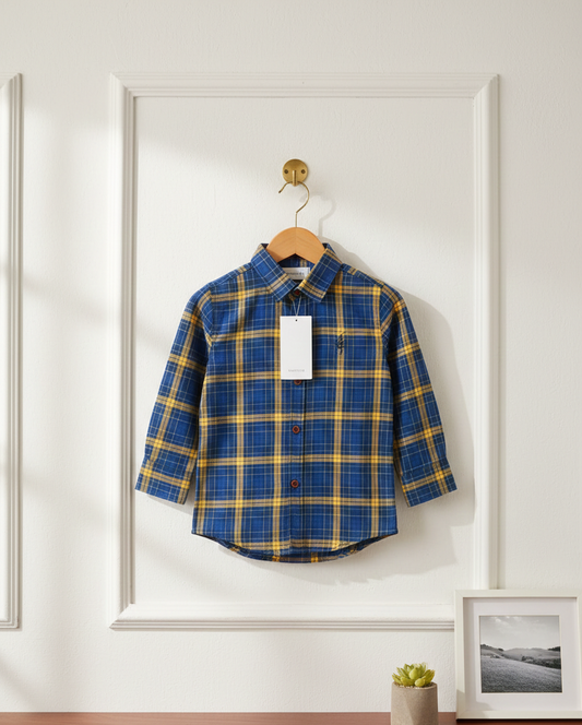 Everyday Comfort Plaid Shirt – Kids Edition