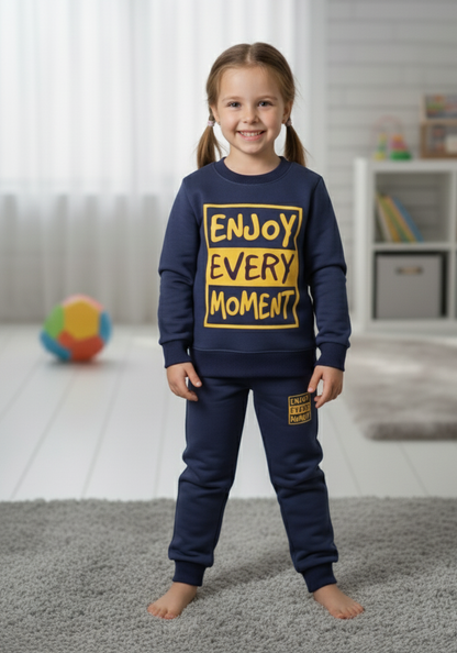 Enjoy Every Moment - Kids Premium Tracksuit Set