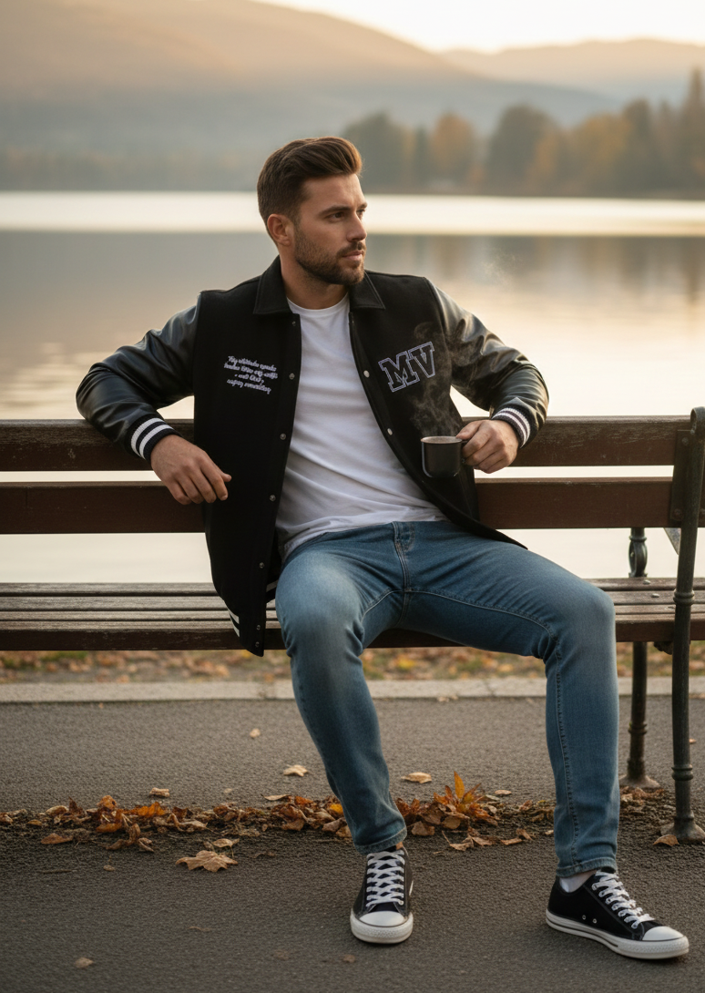 Premium Varsity Jacket Casual Streetwear Fashion