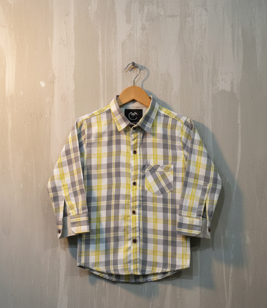 Kids Multi-Color Check Shirt