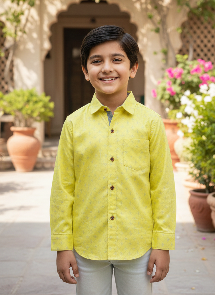 Coral Red Long Sleeve shirt for kids