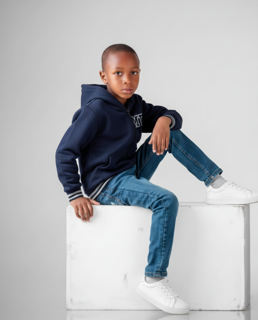 Casual Zip-Up Hoodie for Kids