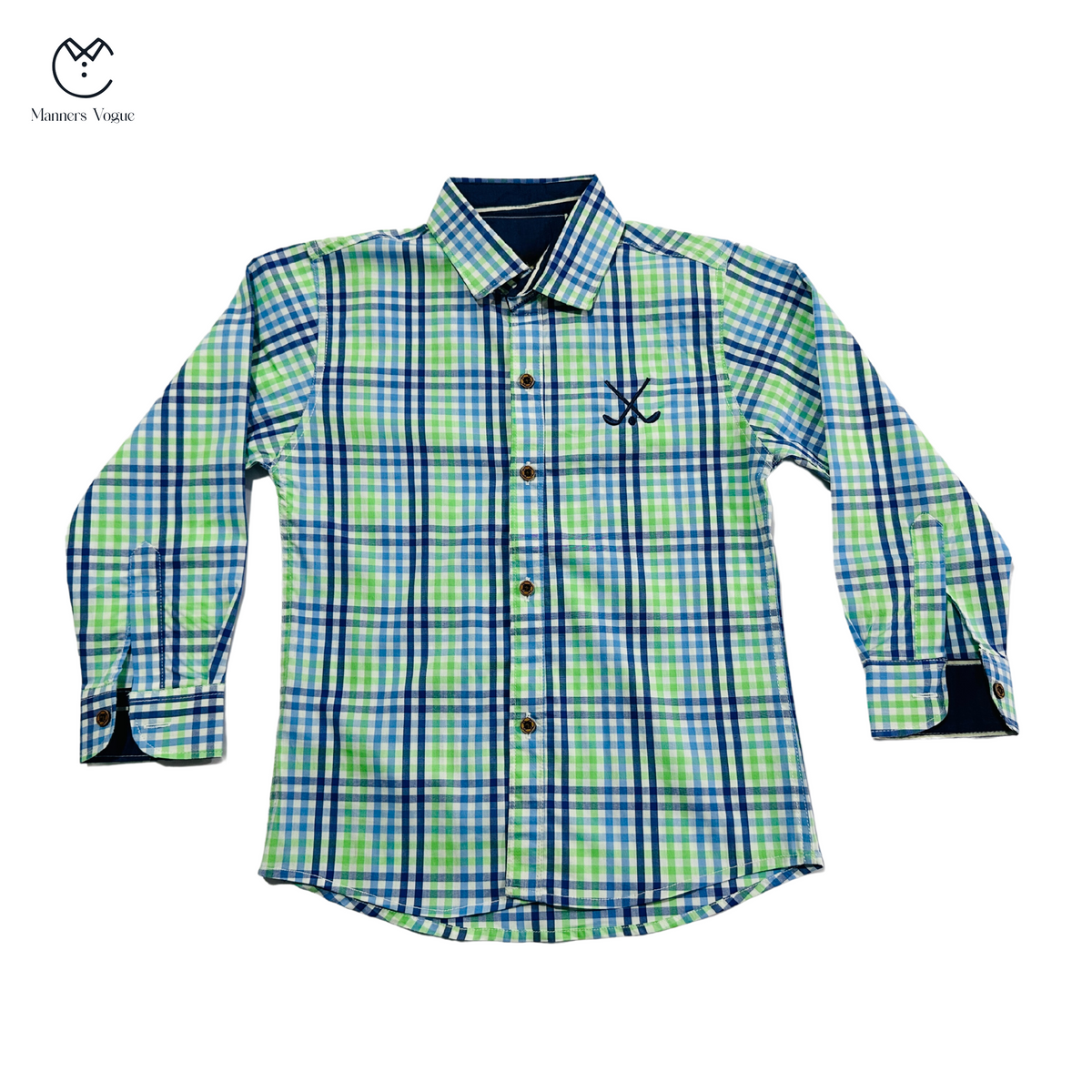 Kids Causal Check Shirt