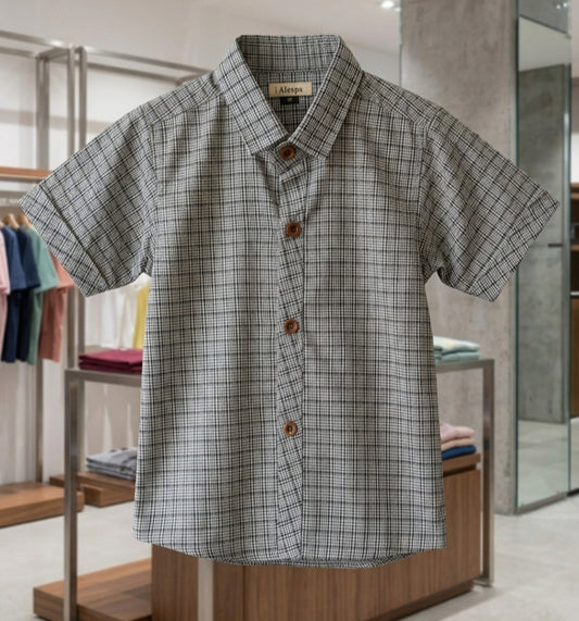Classic Checkered Shirt for Boys