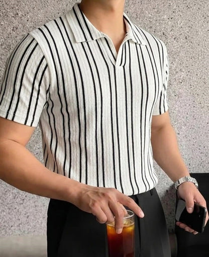 Gentleman’s Legacy Vertical Stripe Polo