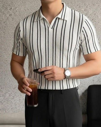 Gentleman’s Legacy Vertical Stripe Polo