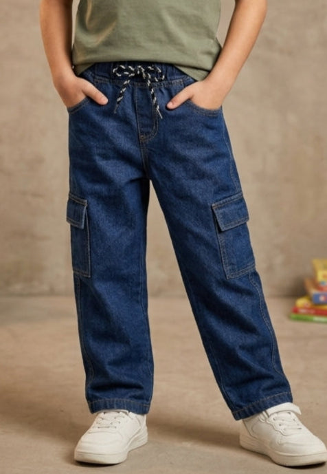 Kids baggei six pocket jeans