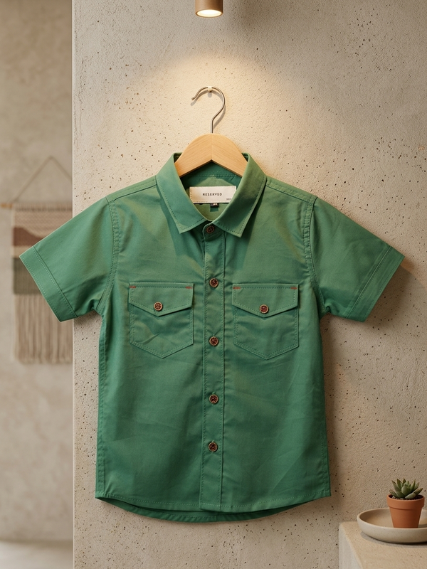 Double pocket kids casual