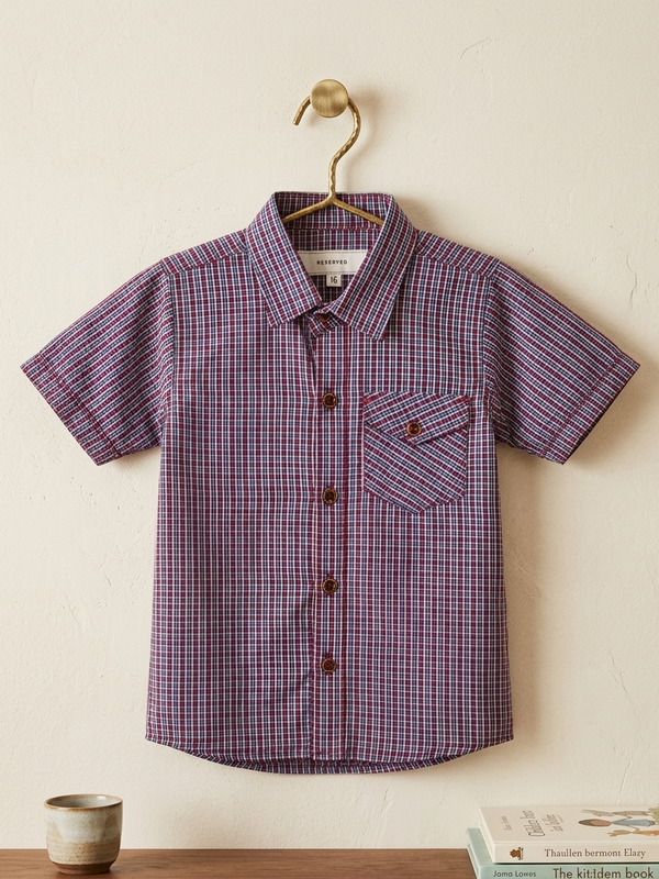 Little Trendsetter Grid Shirt