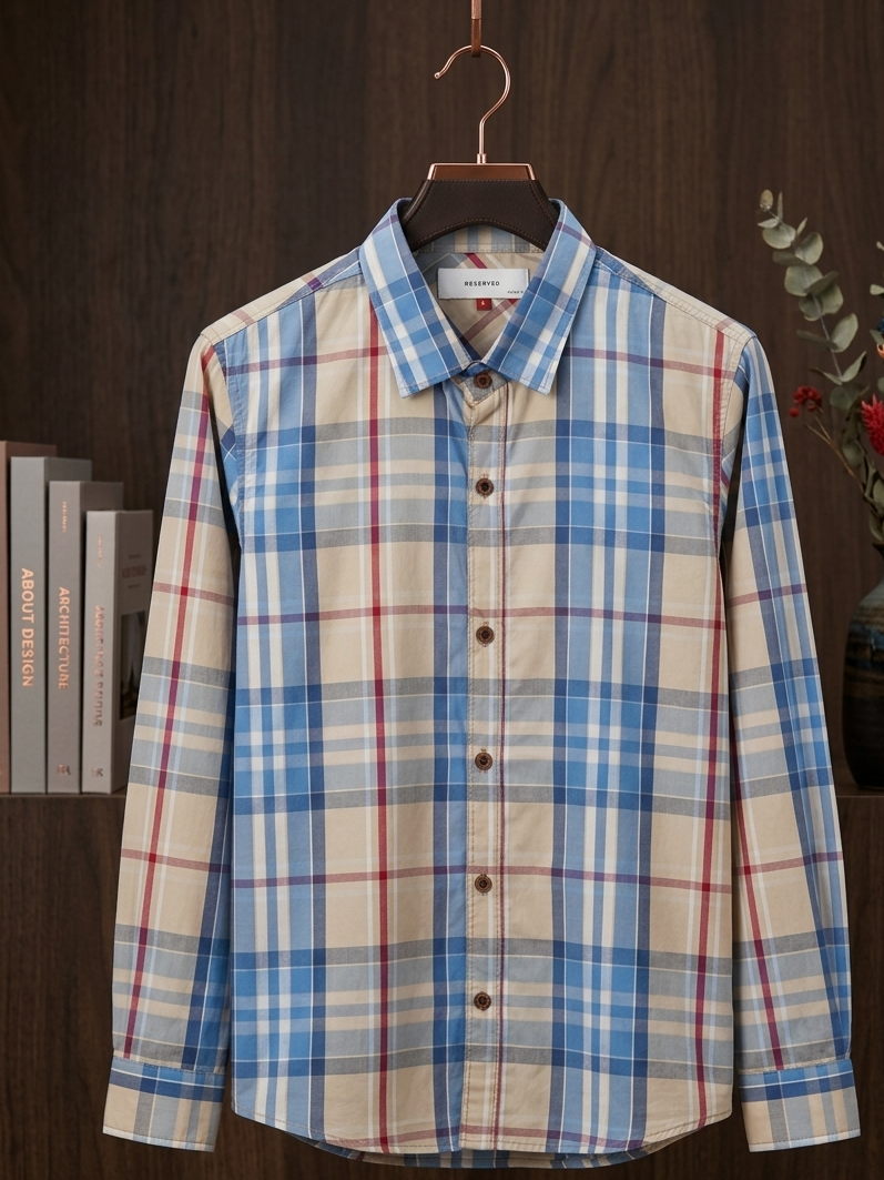 Men's casual check Shirt